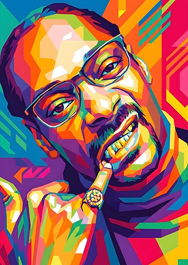 Snoop Dogg Pop Art Portrait