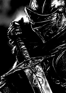 Knight in Armor with Sword