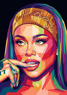 Latto Pop Art Portrait