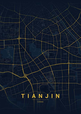 Tianjin City Map