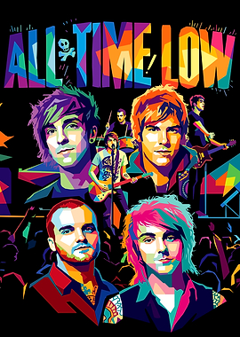 All Time Low Band Pop Art