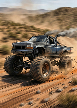 Monster Truck in Desert