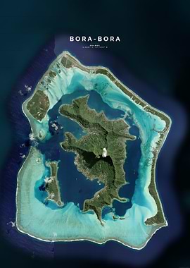 Bora Bora - City Map