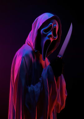 Ghostface Killer with Knife