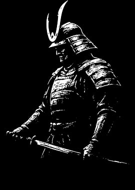 Samurai Warrior with Sword