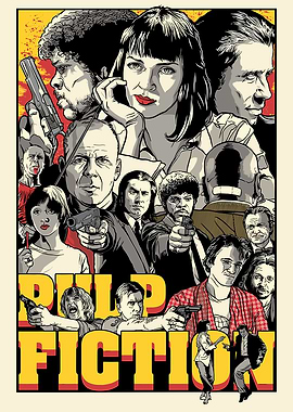Pulp Fiction Movie Poster