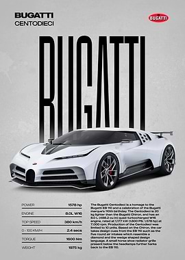 Bugatti Centodieci Supercar