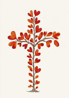 Heart Tree Cross
