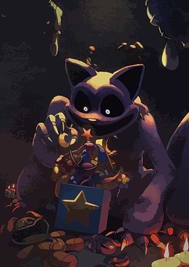 Creepy Cat Toy Character