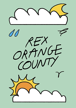 Rex Orange County Text Art