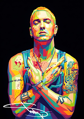 Eminem Pop Art Portrait
