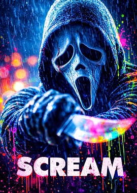 Scream Ghostface with Knife