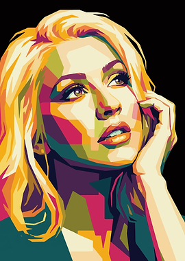 Pop Art Portrait of a Woman