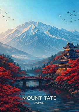 Mount Tate Japan Landscape