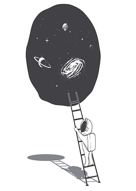 Astronaut Ladder To Space