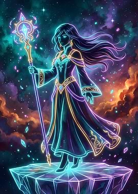 Neon Crystal Summoner – Garnet Til Alexandros Final Fantasy IX