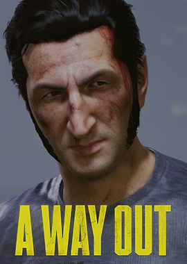 A Way Out Video Game Poster