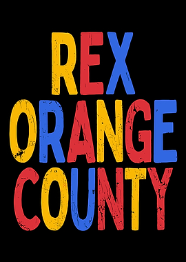 Rex Orange County Text Art