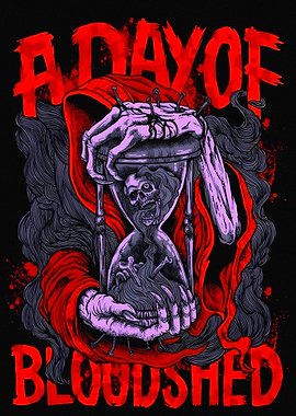 A Day of Bloodshed Hourglass