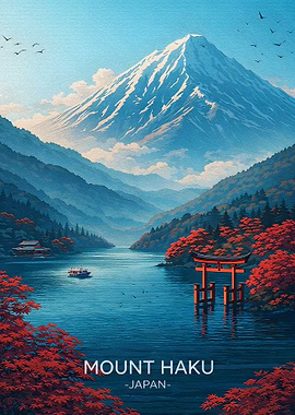 Mount Haku Japan Landscape