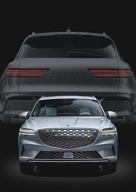 Genesis GV70 Front and Rear View