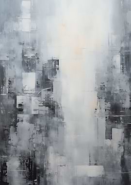 Abstract Cityscape Painting
