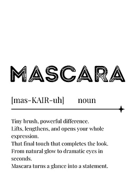 Mascara Definition Art