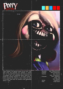 Poppy Playtime Horror Game Poster