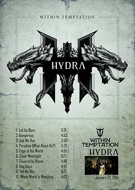 Within Temptation Hydra Album Art