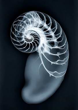 Nautilus Shell Cross-Section