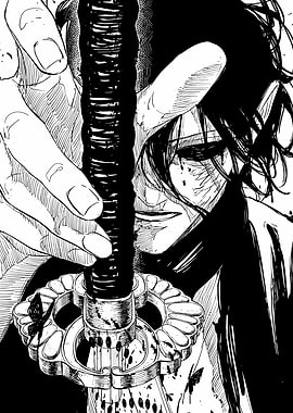 Manga character with sword