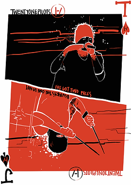Twenty One Pilots Card Art