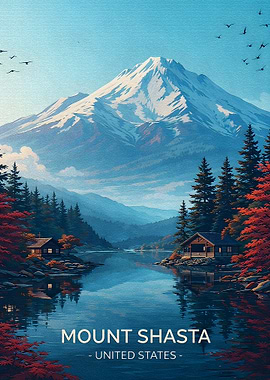 Mount Shasta Landscape