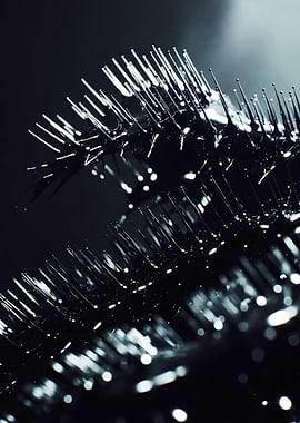 Ferrofluid spikes
