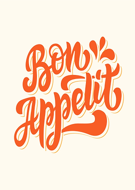 Bon Appetit Hand Lettering