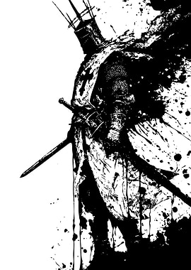 Dark Knight with Sword