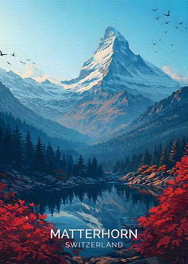 Matterhorn Mountain Landscape