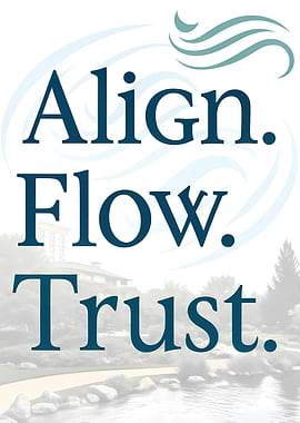 Align Flow Trust inspirational text