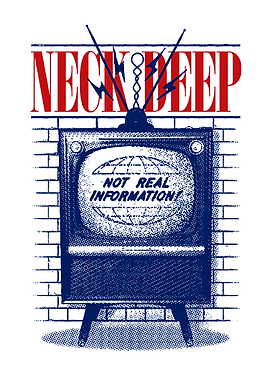 Neck Deep Retro TV 'Not Real Information'