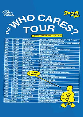 Rex Orange County Tour Poster