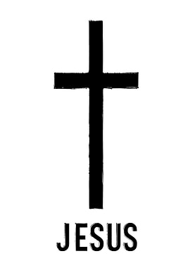 Jesus Cross and Text