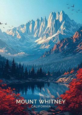 Mount Whitney California Landscape