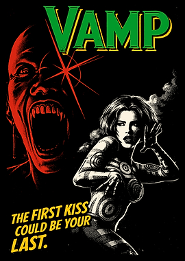 Vamp Horror Movie Graphic