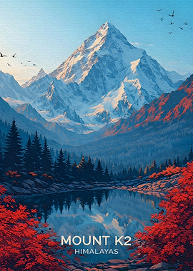 Mount K2 Himalayas Landscape