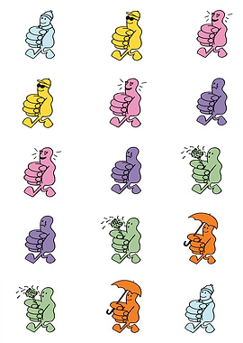 Cute Characters with Accessories