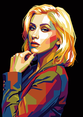 Pop Art Portrait of a Woman