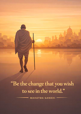Gandhi's Inspirational Quote