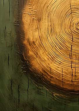 Wood golden grain texture