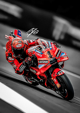 Francesco Bagnaia Motorcycle Racer