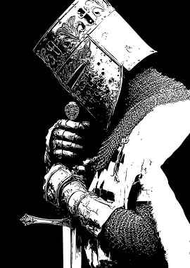 Knight Holding Sword